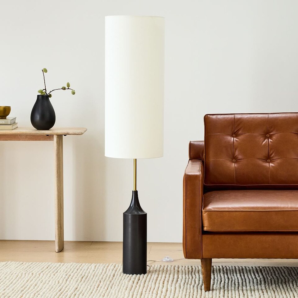 Hudson Diffused Floor Lamp (157 cm) West Elm Australia